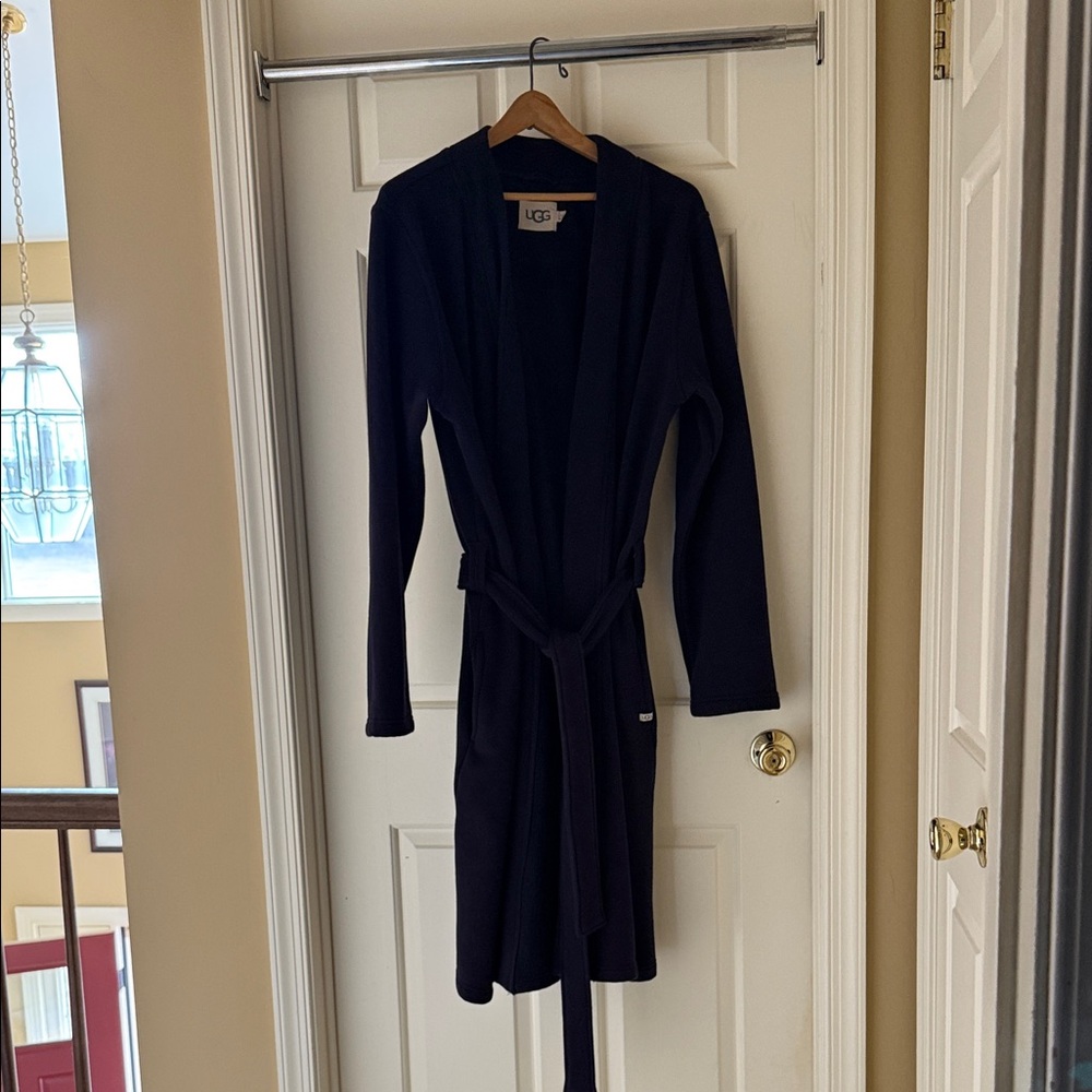 UGG Midnight Blue Plush Robe